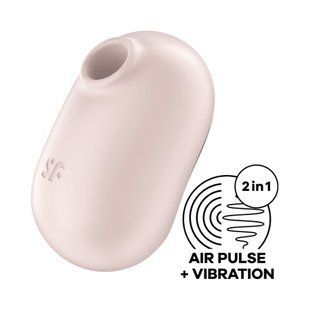 Вакуумний стимулятор клітора Satisfyer Pro To Go 2 бежевий SO7796 фото