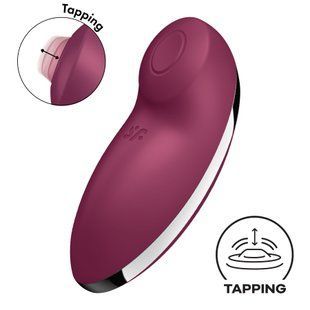 Вібростимулятор-пульсатор Satisfyer Tap & Climax 2 Red SX2185 фото