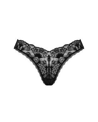 Сексуальные кружевные стринги Obsessive Donna Dream XS/S черные