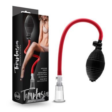 Вакуумна помпа для клітора Temptasia by Blush Beginner's Clitoral Pumping System Black SO8839 фото
