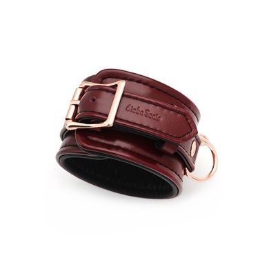 Шкіряні поножі Liebe Seele Wine Red Ankle Cuffs SO9453 фото