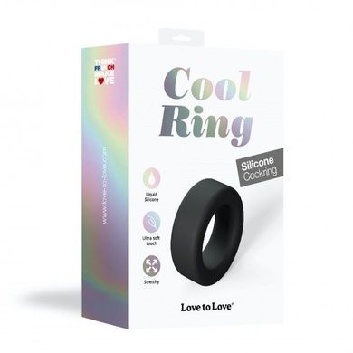 Ерекційне кільце Love To Love COOL RING - BLACK ONYX SO5090 фото