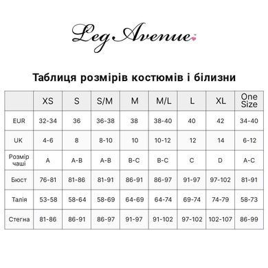 Колготки Leg Avenue Garter Illusion Tights with Net Detail One Size Black