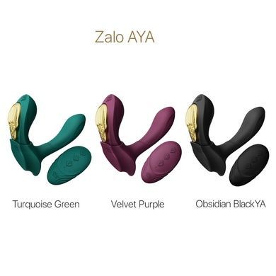 Смарт-вибратор в трусики Zalo - AYA Velvet Purple SO6648 фото
