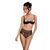 Еротичний комплект з малюнком Passion LOVELIA BIKINI L/XL, black