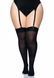 Щільні непрозорі панчохи Leg Avenue Nylon Thigh Highs Black, plus size