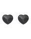 (SALE) Накладки-серця на соски зі стразами Obsessive A750 nipple covers, чорні