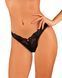 Сексуальные кружевные стринги Obsessive Donna Dream XS/S черные