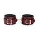 Шкіряні поножі Liebe Seele Wine Red Ankle Cuffs SO9453 фото 1