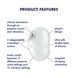 Вакуумний стимулятор Satisfyer Cutie Ghost White SX0573 фото 3