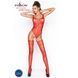 Бодистокинг Passion BS034 red, комбинезон, имитация боди и чулок S/M/L