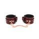 Шкіряні поножі Liebe Seele Wine Red Ankle Cuffs SO9453 фото 2