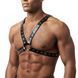 Мужская портупея Art of Sex - Spartacus, экокожа, цвет черный, размер L-2XL