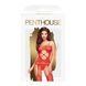 Бодистокинг с вырезом на животике Penthouse - Hot Nightfall Red S/L