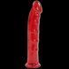 Фалоімітатор Doc Johnson Jelly Jewels Dong & Suction Cup Red SO2005 фото 1