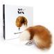 Анальна пробка з хвостом Art of Sex size M Red fox SO6185 фото 5