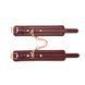 Шкіряні поножі Liebe Seele Wine Red Ankle Cuffs SO9453 фото 4