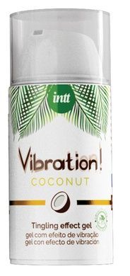 Рідкий вібратор Intt Vibration Coconut Vegan 15 мл SO5972 фото