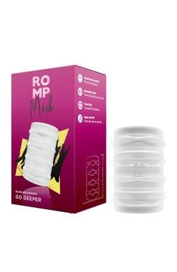 М&rsquo;який мастурбатор Romp Mosh Transparent SO8732 фото