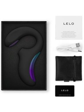 Кліторально-вагінальний звуковий стимулятор LELO Enigma Double Sonic Black SX2554 фото