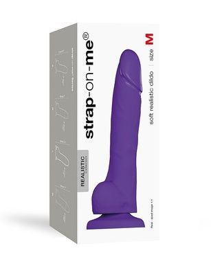 Фаллоимитатор Strap-On-Me SOFT REALISTIC DILDO Violet M SO4522 фото
