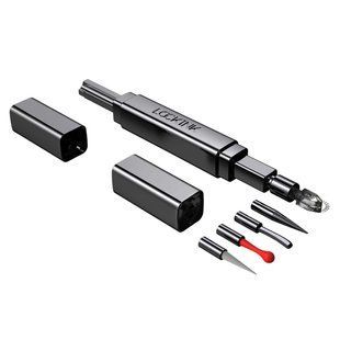 Тиклер LOCKINK 5-head Flirting Tickler - Grey SX0839 фото