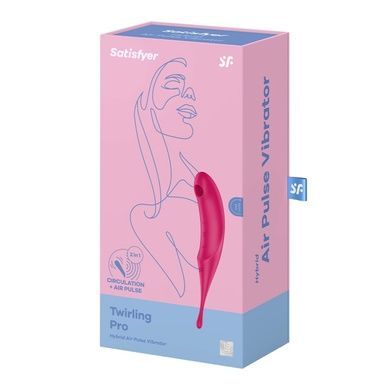 Вакуумний стимулятор Satisfyer Twirling Pro Red SO7802 фото