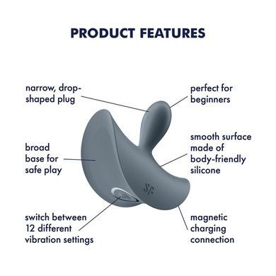 Анальна вібропробка Satisfyer Booty Absolute Beginners 2 SX0665 фото