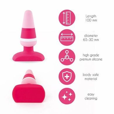 Анальная пробка FeelzToys Plugz Butt Plug Colors №2 SO4575 фото