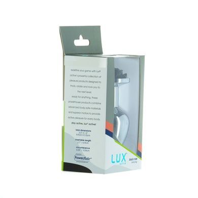 Анальная пробка Lux Active Rose Anal Plug Black + виброшар. SO5572 фото