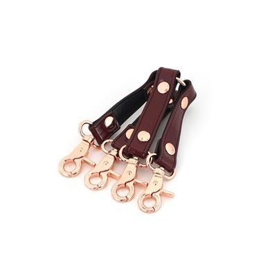 Кожаная крестовина Liebe Seele Wine Red Hogtie SO9459 фото