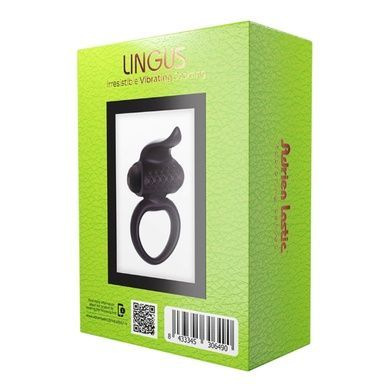 Эрекционное виброкольцо Adrien Lastic Lingus Black AD30649 фото