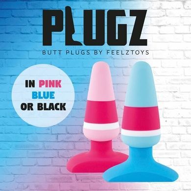 Анальная пробка FeelzToys Plugz Butt Plug Colors №2 SO4575 фото