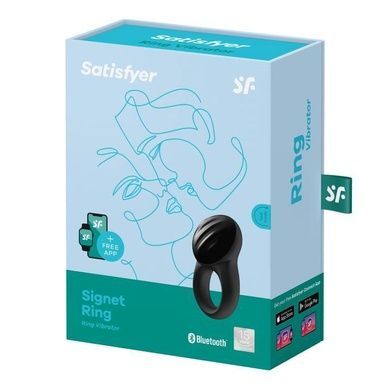 Эрекционное смарт-виброкольцо Satisfyer Signet Ring SO3992 фото