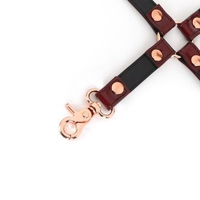 Кожаная крестовина Liebe Seele Wine Red Hogtie SO9459 фото
