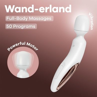 Вибромассажер Satisfyer Wand-erland (White/Rosegold) SX2697 фото