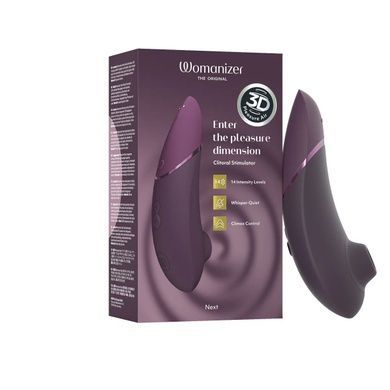 Вакуумный клиторальный стимулятор Womanizer Next Dark Purple SX2303 фото