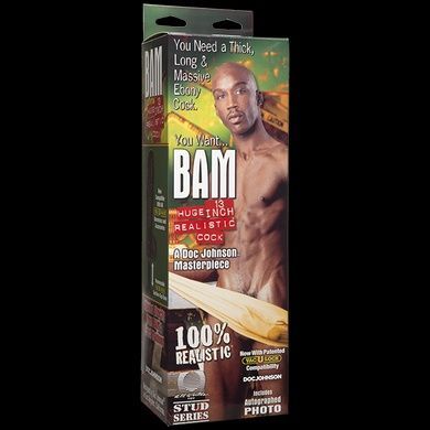 Фалоімітатор Doc Johnson BAM Huge 13 Inch Realistic SO2819 фото