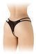 Эротические женские трусики с кружевом и открытым доступом Fashion Secret Victoria One Size черные