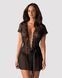Пеньюар Obsessive Alluria peignoir & thong S/M