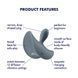 Анальна вібропробка Satisfyer Booty Absolute Beginners 2 SX0665 фото 5