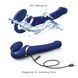 Безременной вибрострапон Strap-On-Me MULTI ORGASM Blue L SO6823 фото 3