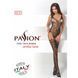 Бодістокінг Passion BS051 black, комбінезон, імітація панчох і боді S/M/L