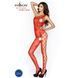 Бодистокинг Passion BS036 red, комбинезон, лямочка через одно плечо S/M/L