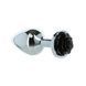 Анальная пробка Lux Active Rose Anal Plug Black + виброшар. SO5572 фото 2