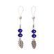 Украшения для сосков Art of Sex Nipple Jewelry Leaf синие SO5395 фото 1