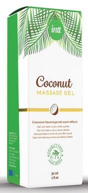 Масажний гель для інтимних зон Intt Coconut Vegan 30 мл SO5973 фото
