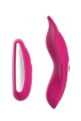 Вибратор Liebe Panty Vibe Recargable Cerise с нагревом SX1594 фото
