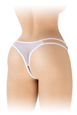 Еротичні жіночі трусики з мереживом і відкритим доступом Fashion Secret Victoria One Size білі