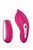 Вибратор Liebe Panty Vibe Recargable Cerise с нагревом SX1594 фото
